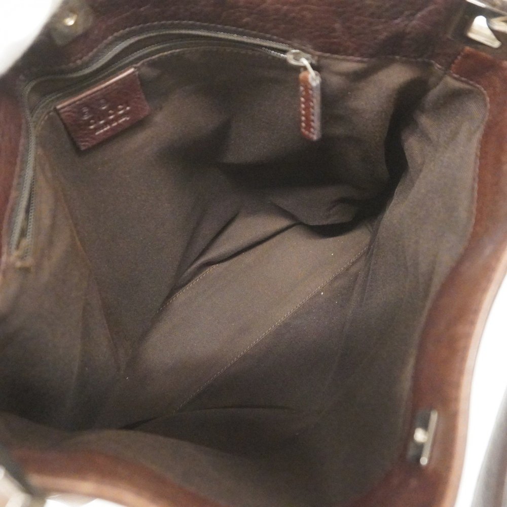 Gucci Shoulder Bag 143745 Nylon Canvas Brown Women's - Picture 4 of 16